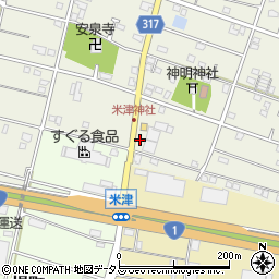 静岡県浜松市中央区米津町1516周辺の地図