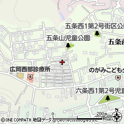 奈良県奈良市五条西2丁目5-88周辺の地図