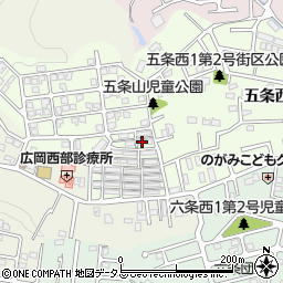 奈良県奈良市五条西2丁目5-87周辺の地図