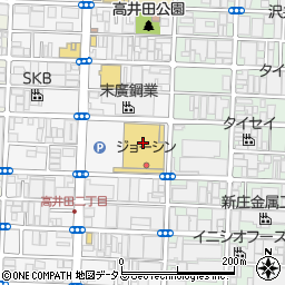 マルハチ　高井田店周辺の地図