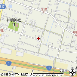 静岡県浜松市中央区米津町1629周辺の地図