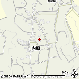 愛知県豊橋市寺沢町内原周辺の地図