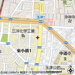 寿司定周辺の地図