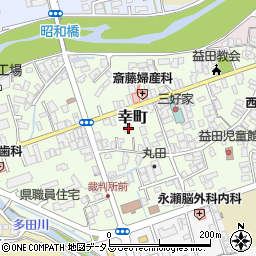 島根県益田市幸町5周辺の地図