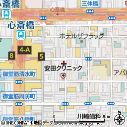 串カツ おでん さくら 心斎橋店周辺の地図