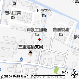 三重県自動車整備振興会　雲出事務所周辺の地図