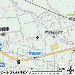 岡山県岡山市北区吉備津1124周辺の地図