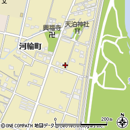 静岡県浜松市中央区河輪町401周辺の地図