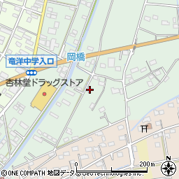 静岡県磐田市岡931周辺の地図