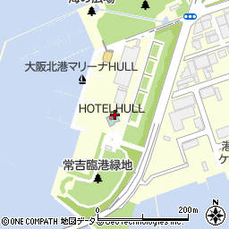 大阪北港マリーナ周辺の地図