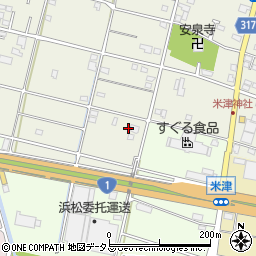 静岡県浜松市中央区米津町2349周辺の地図