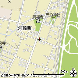 静岡県浜松市中央区河輪町398周辺の地図