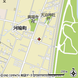 静岡県浜松市中央区河輪町400周辺の地図