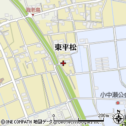 静岡県磐田市東平松157周辺の地図