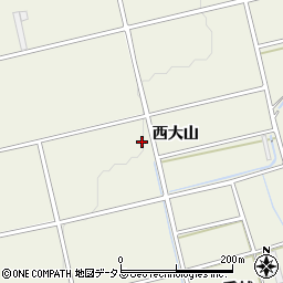 愛知県豊橋市高塚町西大山周辺の地図