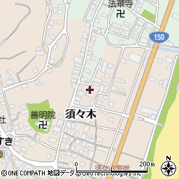 静岡県牧之原市須々木383周辺の地図