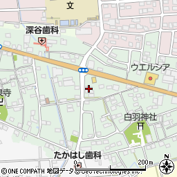 静岡銀行竜洋支店 ＡＴＭ周辺の地図