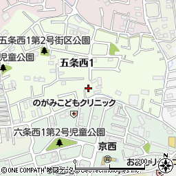 奈良県奈良市五条西1丁目18-4周辺の地図