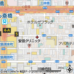 メディアカフェポパイ 心斎橋店周辺の地図