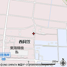 静岡県袋井市西同笠817周辺の地図