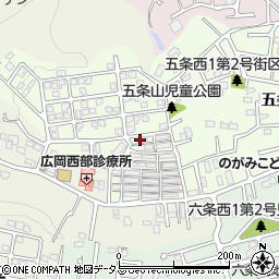 奈良県奈良市五条西2丁目5-104周辺の地図