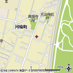 静岡県浜松市中央区河輪町399周辺の地図