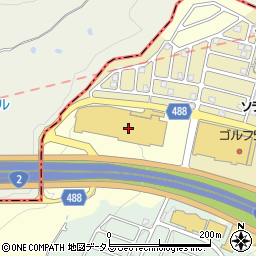 ダイソーホームセンターコーナン小束山店周辺の地図