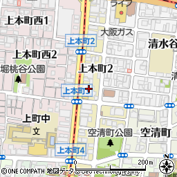 大阪府医師会（一般社団法人）　救急災害医療室周辺の地図