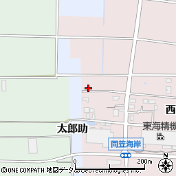 静岡県袋井市西同笠789-1周辺の地図