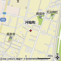 静岡県浜松市中央区河輪町550周辺の地図