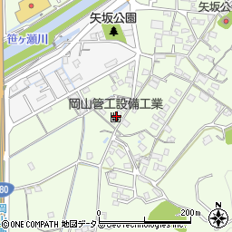 岡山管工設備工業周辺の地図