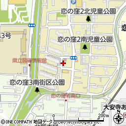 ファミリーマート奈良恋の窪店周辺の地図