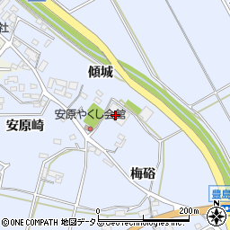 愛知県田原市豊島町薬師周辺の地図