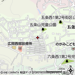 奈良県奈良市五条西2丁目5-99周辺の地図