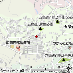 奈良県奈良市五条西2丁目5-98周辺の地図