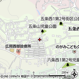 奈良県奈良市五条西2丁目5-96周辺の地図