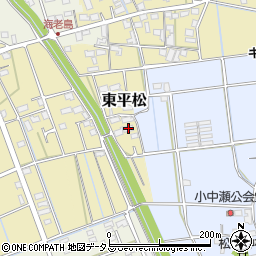 静岡県磐田市東平松190周辺の地図