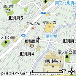 兵庫県神戸市西区北別府4丁目15-25周辺の地図