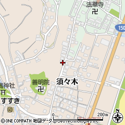 静岡県牧之原市須々木361周辺の地図