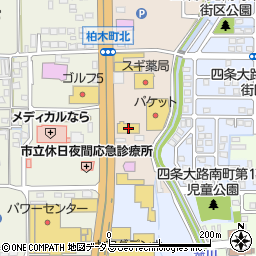 ＡＯＫＩ奈良柏木店周辺の地図