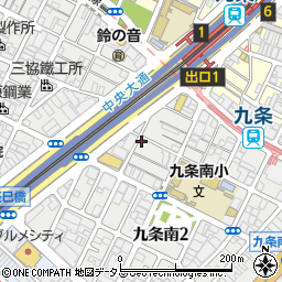 Ｋ－ＦＬＡＴＳ九条南周辺の地図