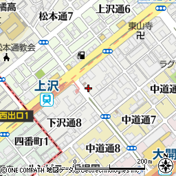 スズキ自販兵庫スズキアリーナ神戸上沢周辺の地図