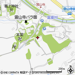 霊山寺東光院霊園事務所周辺の地図