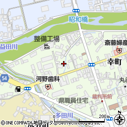 島根県益田市幸町2-48周辺の地図