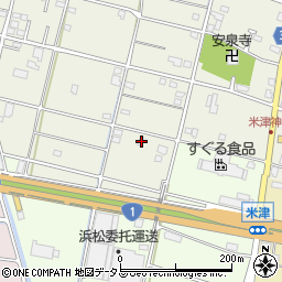静岡県浜松市中央区米津町2346周辺の地図