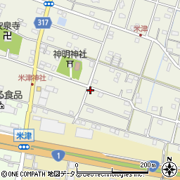 静岡県浜松市中央区米津町1580周辺の地図