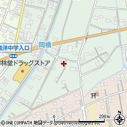 静岡県磐田市岡925-2周辺の地図