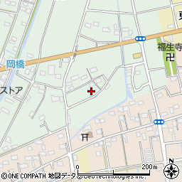 静岡県磐田市岡12周辺の地図