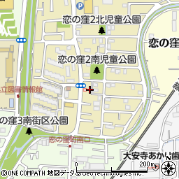 奈良県奈良市恋の窪2丁目12-14周辺の地図