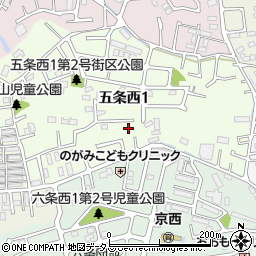 奈良県奈良市五条西1丁目19-12周辺の地図